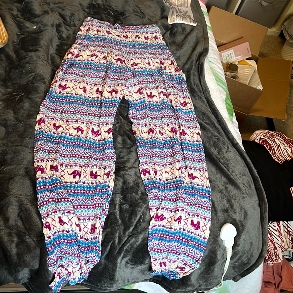 Boho loose elephant pants
